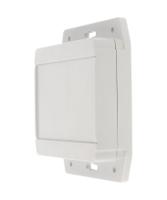1555lf17gy Hammond 1555F Series Grey ABS Enclosure, IP66, IP68, Flanged, Grey Lid, 105 x 105 x 37mm