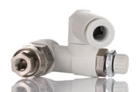 asp330f-01-06s SMC ASP Series Threaded Flow Regulator, R 1/8 Male Inlet Port x 6mm Tube Outlet Port