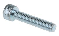 483-8231 RS PRO Bright Zinc Plated Steel Hex Socket Cap Screw, DIN 912, M4 x 20mm