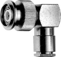 j01010a0072 Telegartner, Plug Cable Mount TNC Connector, 50Ω, Clamp Termination, Right Angle Body