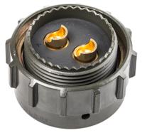 62gb-56tg18-02pn044 Amphenol Limited, 62GB 2 Way Cable Mount MIL Spec Circular Connector PlugOlive, Pin Contacts,Shell Size 18, Bayonet