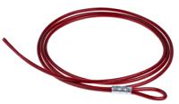 161-5874 RS PRO Red 6-Lock Polypropylene Cable Lock, 7mm Shackle