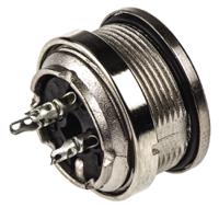 c091-31n003-1002 Amphenol C 091 D Series, 3 Pole Din Socket Socket, 5A, 300 V ac/dc IP67, Screw On