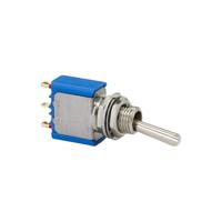 5632ab APEM Toggle Switch, Panel Mount, On-(On), 1P, Solder Lug Terminal, 125V ac
