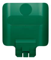 2007908 Rubbermaid Commercial Products Green Resin Waste Bin Lid for and Slim Jim® Recycling Station Waste Stream label kits,
