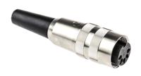 kv-50 Lumberg, KV 5 Pole M16 Din Socket, DIN EN 60529, 5A, 60 V ac IP40, Female, Cable Mount