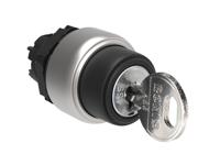 lpcs320 Lovato Platinum 2-position Key Switch Head, Latching, 22mm Cutout