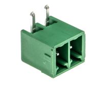 1803277 Phoenix Contact, 3.81mm Pitch, MC 1.5/ 2-G-3.81, 2 Way, Right Angle, Pluggable Terminal Block, Header, Through Hole,