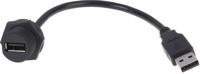 111-6761 RS PRO Straight, Panel Mount, Socket Type Mini IP67 USB Connector