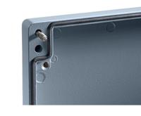 9108210 Rittal GA Series Cast Aluminium Wall Box, IP66, 120 mm x 122 mm x 80mm