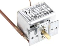 6020210001 Jumo Capillary Thermostat, +200°C Max, SPST, Automatic Reset, Panel Mount