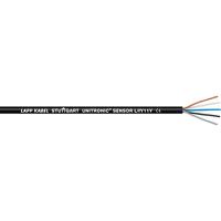 7038862 Lapp UNITRONIC Sensor LifY 11Y Control Cable, 5 Cores, 0.25 mm² CSA 23 AWG, Unscreened, 50 m, Black Polyvinyl Chloride