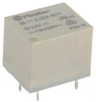 361190244011 Finder PCB Mount Power Relay, 24V dc Coil, 10A Switching Current, SPDT