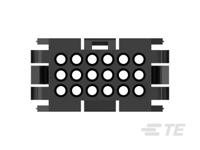 207442-1 TE Connectivity, Metrimate Male Connector Housing, 5mm Pitch, 18 Way, 6 Row