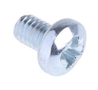 560-675 RS PRO Pozi M4 Pan Steel Machine Screws DIN 7985 x 6.0mm