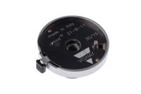 21b11b10 Vishay 46mm Chrome Potentiometer Knob for 6mm Shaft Splined, 21B11B10