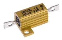 hs10-33r-j Arcol, 33Ω 10W Wire Wound Chassis Mount Resistor HS10 33R J ±5%
