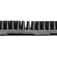 346s2432bl Notrax 346 Anti-Slip, Entrance & Walkway Mat, Bubble, Outdoor Use, Black, 61cm 81cm 19mm