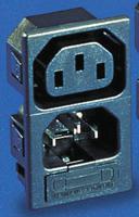 px0718115st Bulgin C13, C14 Snap-In IEC Connector Socket, Plug, 10A, 250 V