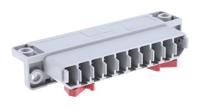 1600014 Phoenix Contact HCC Series HCC 4-M Non-Fused Terminal Block, 10-Way, 25A, 24 → 12 AWG Wire, Screw Down