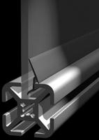 xfet-3-a FlexLink Grey PVC Rim Strip, 7.2mm Groove Size, 3m Length