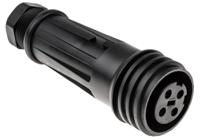 px092104s Bulgin Circular Connector, 4 Contacts, Cable, Standard Connector, Socket, Female, IP68, Buccaneer 900 Series