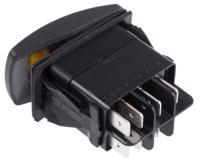 vdbbhypc-xzxy2-1-xypb1 Carling Technologies Illuminated DPDT, On-(On) Rocker Switch Panel Mount
