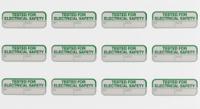 758-7905 RS PRO Adhesive Pre-Printed Green Label-Tested For Electrical Safety-. Quantity: 120