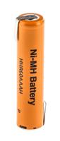 hhr-60aaah-1z Panasonic NiMH Rechargeable AAA Battery, 550mAh, 1.2V