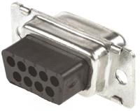 205204-8 TE Connectivity Amplimite HDP-20 9 Way Cable Mount D-sub Connector Plug