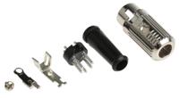 491-166 RS PRO 5 Pole Din Plug, 1A, 100 V ac, Push Lock, Male, Cable Mount
