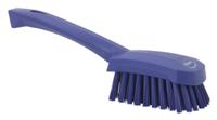 41928 Vikan Hard Bristle Purple Scrubbing Brush, 36mm bristle length, Polyester bristle material