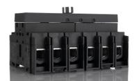 1sca105037r1001-ot125f3c ABB 3 Pole Base Mounting Changeover Switch - 125A Maximum Current, 45kW Power Rating, IP20