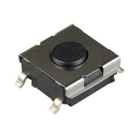 b3fs-1000 Omron IP00 Black Plunger Tactile Switch, SPST 50 mA 0.5mm Surface Mount