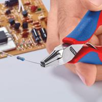 36-12-130 Knipex Pliers, 119 mm Overall, Flat, Straight Tip, 23mm Jaw