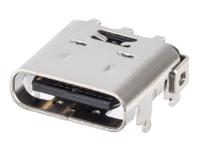 213716-0001 Molex Right Angle, SMT, Socket- Dual Port Type C 2.0 USB C Connector