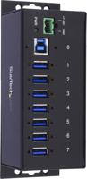 st7300usbme StarTech.com 7 Port USB 3.0 USB A  Hub, Terminal Connector Powered, 145 x 54 x 45mm