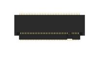 1-2199230-5 TE Connectivity Right Angle Female Edge Connector, Through Hole Mount, 67-Contacts, 1mm Pitch, 2-Row, Solder Termination