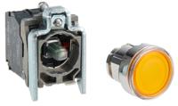 xb4bw35b5 Schneider Electric XB4 Illuminated Orange Push Button NO/NC Spring Return