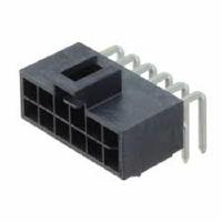 1053141112 Molex 105314 Series Right Angle Through Hole PCB Header, 12 Contact(s), 2.5 mm Pitch, 2 Row, Shrouded