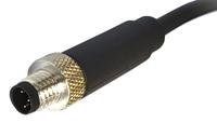 pxppvc08fim03acl010pvc Bulgin Male M8 to Free End Sensor Actuator Cable