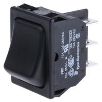 1634201-7 TE Connectivity DPDT, On-On Rocker Switch Panel Mount
