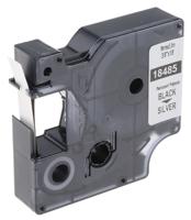 18485 Dymo Black on Silver Label Printer Tape, 5.5 m Length, 9 mm Width