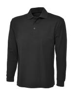 284-8211 RS PRO Black 50% Cotton, 50% Polyester Polo Shirt, UK- XL, EUR- XL