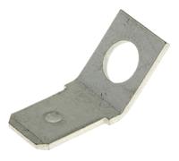 60465-2 TE Connectivity FASTON .250 Uninsulated Male Spade Connector, PCB Tab, 6.35 x 0.81mm Tab Size