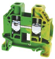 5851090550 Wieland 58.510.9055.0 WT 10 PE Series Green, Yellow, Single-Level, Screw Termination, ATEX