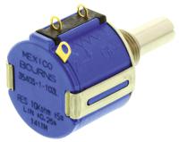 3540s-1-103l Bourns 3540 10kΩ Rotary Potentiometer 10-Turns 1-Gang Panel Mount, 3540S-1-103L