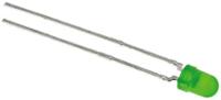 tllg4401 Vishay1.9 V Green LED 3mm Through Hole, TLLG4401