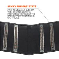 11284 Ergodyne Black Back Support Belt, 34 → 38in