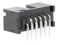 5103310-1 TE Connectivity AMP-LATCH Series Right Angle Through Hole PCB Header, 10 Contact(s), 2.54 mm Pitch, 2 Row, Shrouded